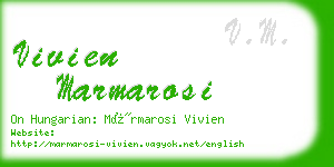 vivien marmarosi business card